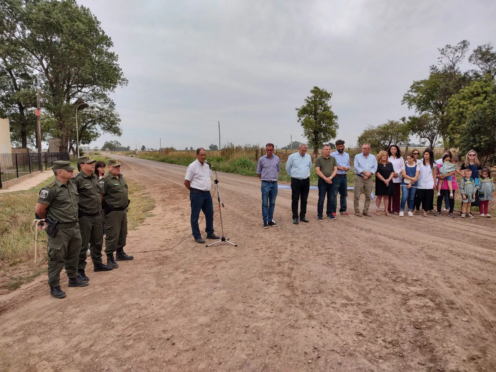 Inauguración De Obras Del Programa Provincial "Caminos De La Ruralidad"