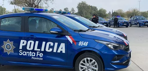 Archivo - Entrega de móviles policiales Santa Fe