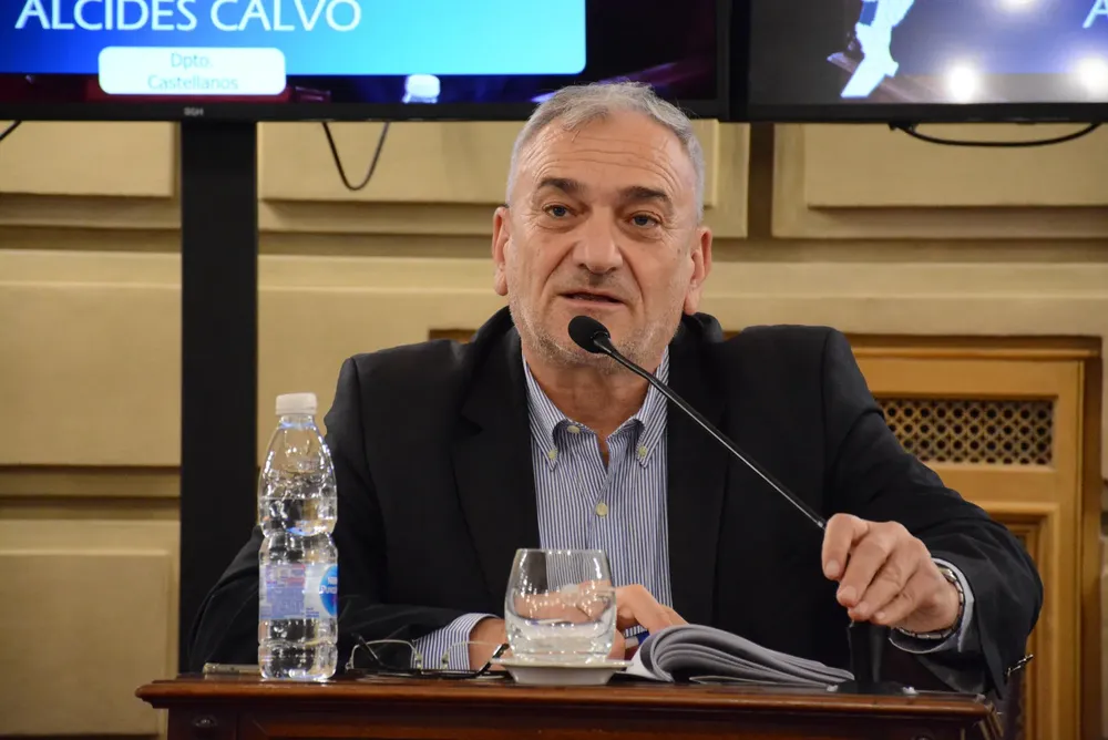 ALCIDES CALVO SENADOR PROVINCIAL DEPARTAMENTO CASTELLANOS