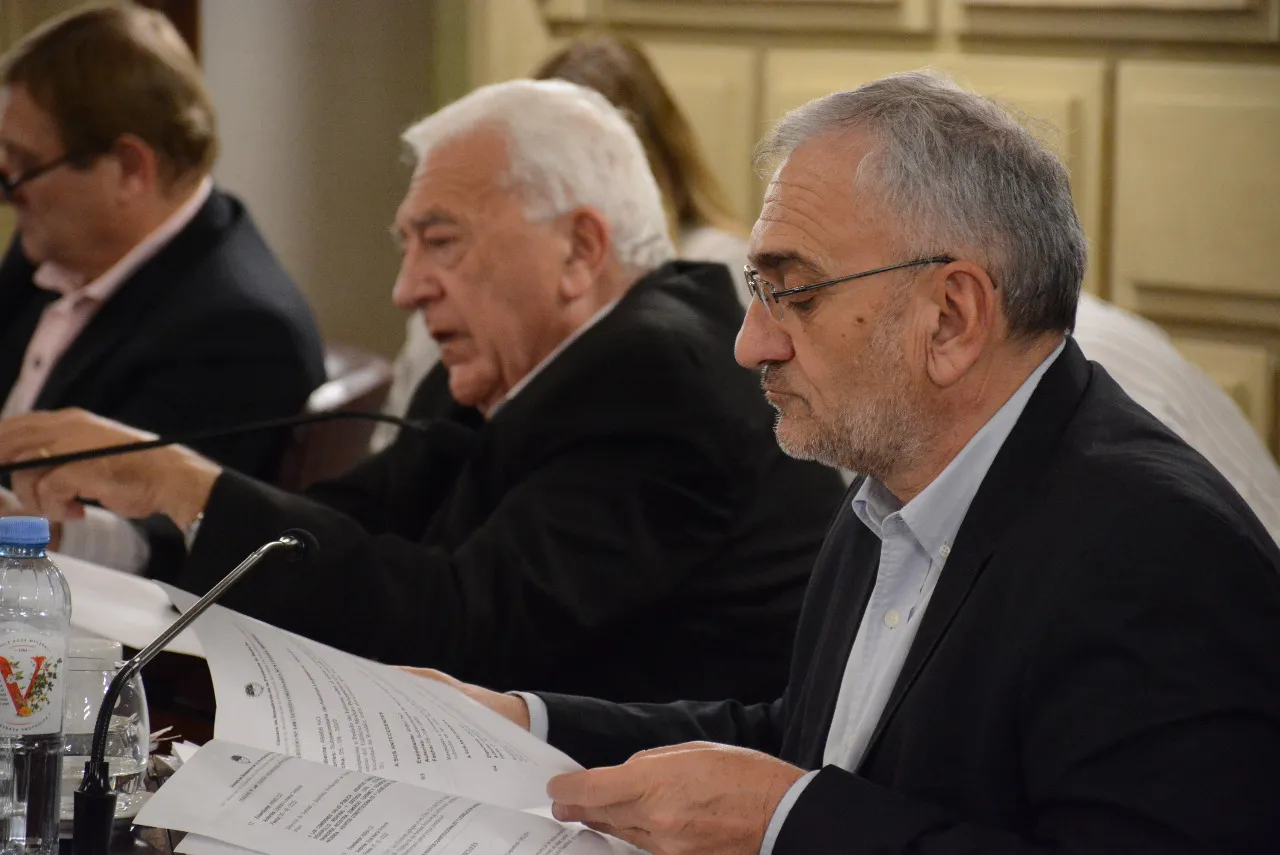 Foto de archivo - Alcides Calvo - sesión de la Camara de Senadores de la Provincia de Santa Fe